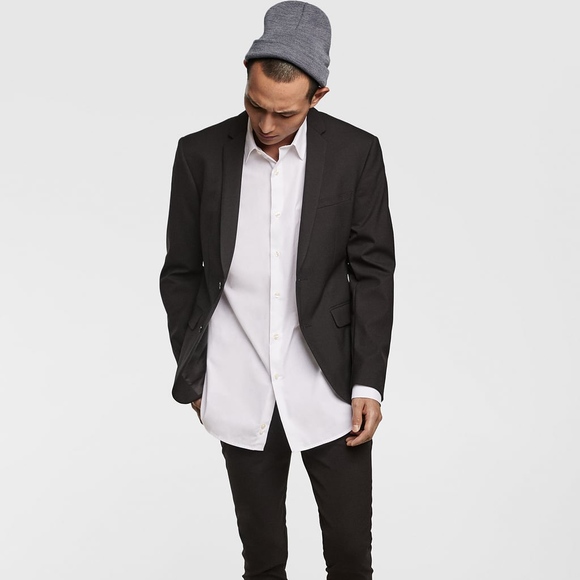 Zara Other - Zara Mens Black Super Skinny Fit Blazer